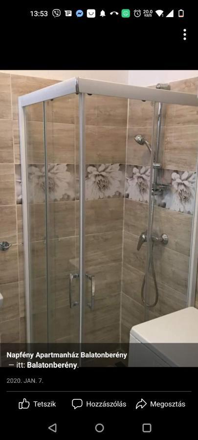 Napfeny Apartmanhaz Balatonbereny Bagian luar foto